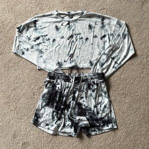 SHEIN matching tie-dye lounge set NEW NEVER WORN